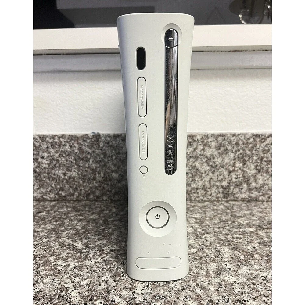 Original Xbox 360 20GB White Console W/ Controllers, Cables and Manual- Tested